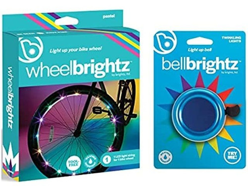 Brightz Led Bike Wheel Light & Led Light Up Bike Bell Combo