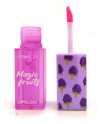 Brillo Labial Lipgloss 6 Sabores Magic Fruits De Pink 21