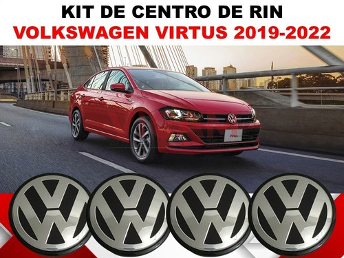 Kit De 4 Centros De Rin Volkswagen Virtus 2019-2022