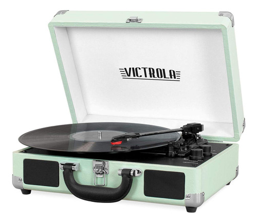 Tocadiscos Victrola Vintage Con Bluetooth De 3 Velocidades,