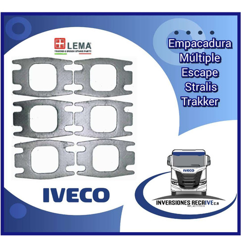 Empacadura De Múltiple De Escape Iveco Stralis