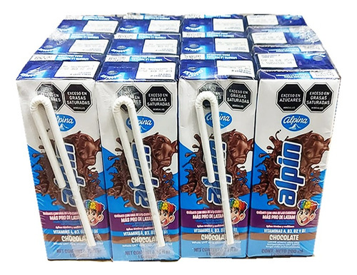 Alpina Alpin Leche Chocolatada 200ml X 1 - mL a $16