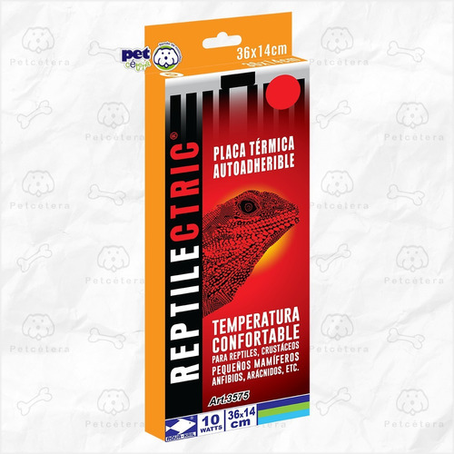 Placa Térmica Para Reptiles, Anfibios Y Mamíferos (36x14cm)