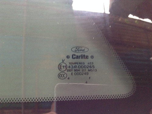 Vidrio Quarter Lateral Derechoford Explorer 2012 Original