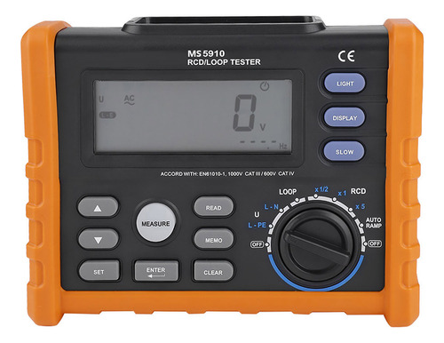 Medidor Digital Peakmeter Ms5910 Resistance Tester Rcd