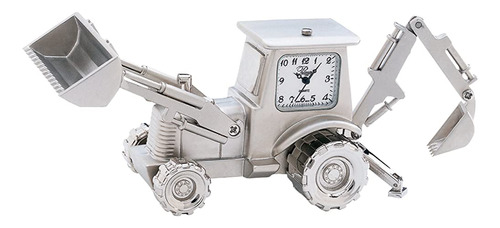 ~? Sanis Enterprises Sil Back Hoe Reloj De Escritorio, 3  H 