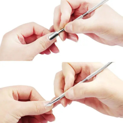 Imagem 2 de 10 de Kit Desencravador De Unhas Espátula Palito Raspador Mão Pé