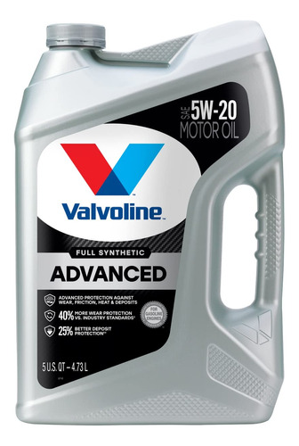 Valvoline Advanced Full Sintética Sae 5w-20 Aceite De Motor