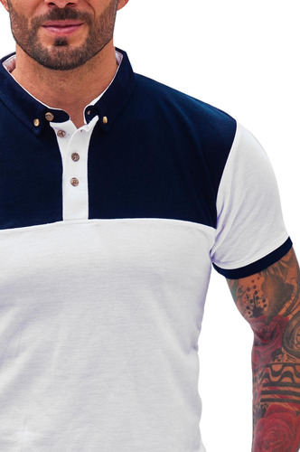 Playera Tipo Polo Lisboa Hombre