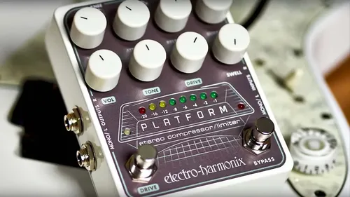 Pedal Compressor Limiter Stereo Electro-Harmonix Platform Guitarra