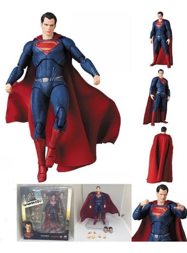 Mafex 057 Superman Justice League Dc Comics Figura Modelo