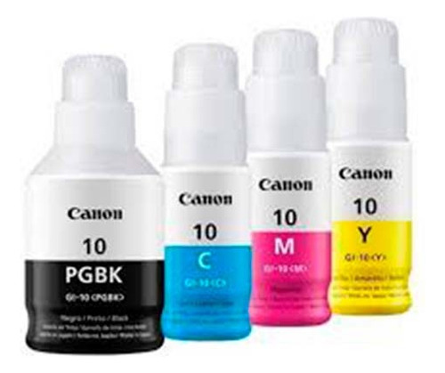 Pack De Tinta Canon Gi-10 Original Serie G6010 / G7010