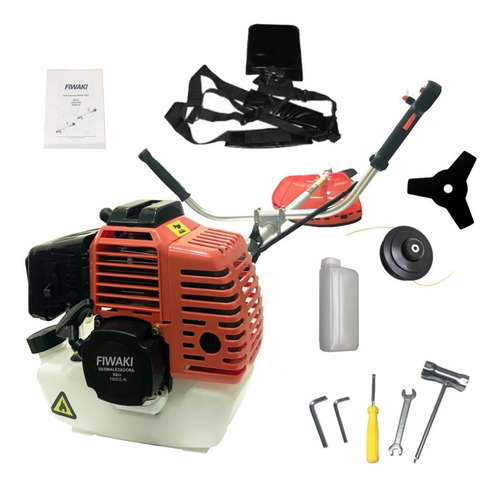 Imagen 6 de 10 de Combo Fiwaki Desmalezadora 52cc 2t Con Motosierra 52cc 2t