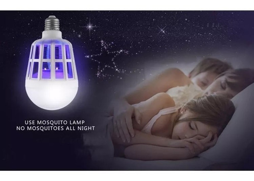 Eliminador De Mosquitos De 15w Foco Mata Insectos Lampara