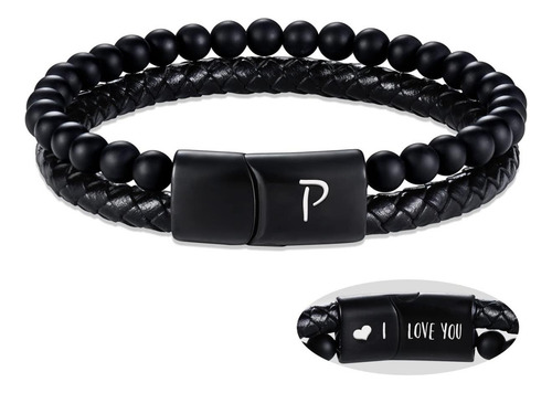 Pulsera De Cuero Para Hombre Ideas De Regalo Para Niño Adole