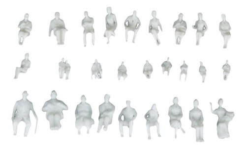 O Modelo Em Escala Ferrovia Figuras Pessoas 3 Pecas