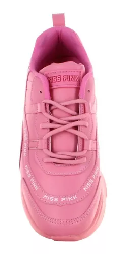 Miss Pink Tenis Casual Blanco Para Mujer 80181 - $ 638.27