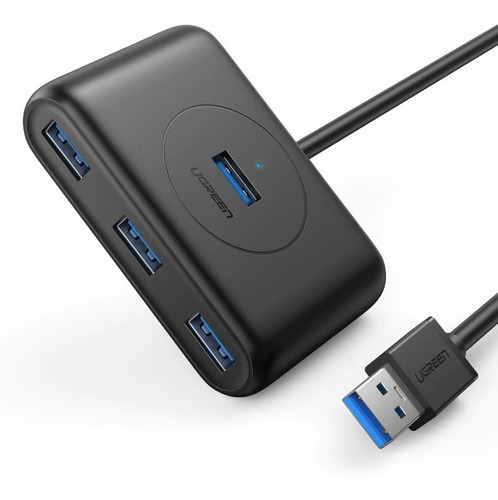 Hub USB Ugreen 4 em 1 para Ugreen 4x USB 3.0 Transfer 5 Gbps Led