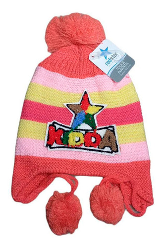 Touca Infantil De Crochet Pompom Inverno Varias Cores