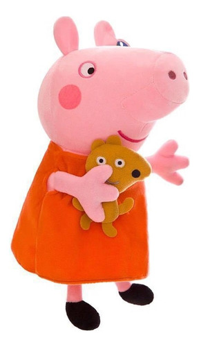 2024 Peluches Set Peppa Pig Y George 30 Cm