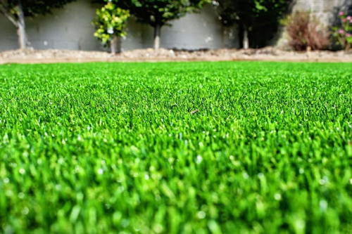 Imagem 2 de 4 de Grama Artificial Verde 22mm 2x0,50m Decoração Jardim Flores