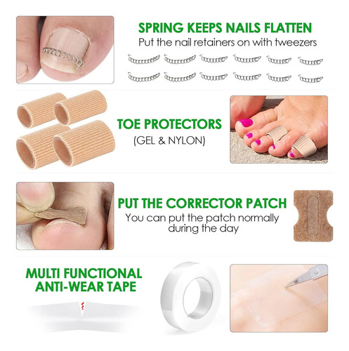 Kit De Eliminación De Uñas Encarnadas, Herramienta De Uñas E