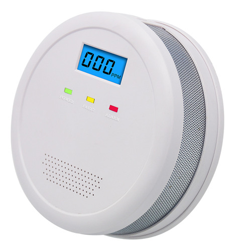 Detector Alarm Carbon Con Pantalla De Alarma Alimentada Por