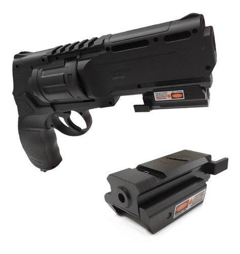 Imagen 6 de 10 de Mira Laser Punto Rojo Compacta Tactica Para Pistola Rifle