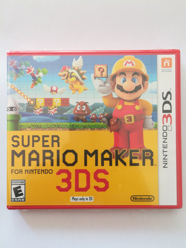 Super Mario Maker Nintendo 3ds 100% Nuevo Sellado Original