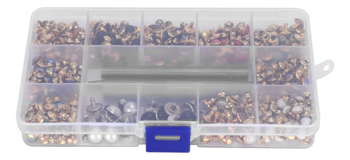 Juego De Remaches De Colores Mezclados Con Diamantes De Imit