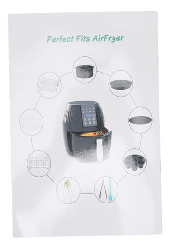 Libro De Cocina Air Fryer, 32 Recetas, Imágenes En Color, Co