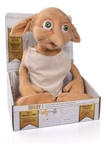 Harry potter peluche dobby 40 Cm Con Sonido
