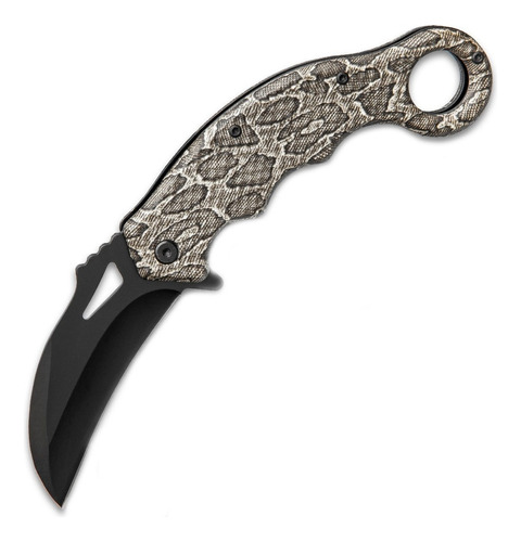 Karambit Black Legion Reptile Master Color Serpiente