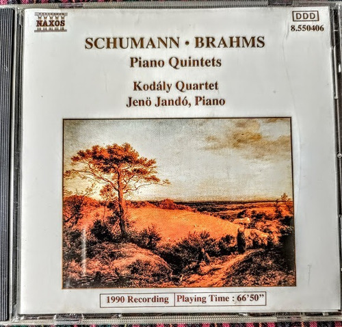 Schumann, Brahms  Piano Quintets Cd Germany Impecable /nue 