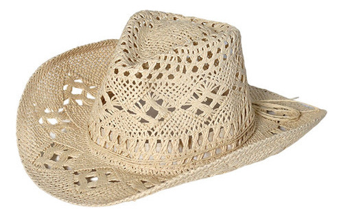 Sombrero De Playa Vaquero Plegable Estilo Occidental
