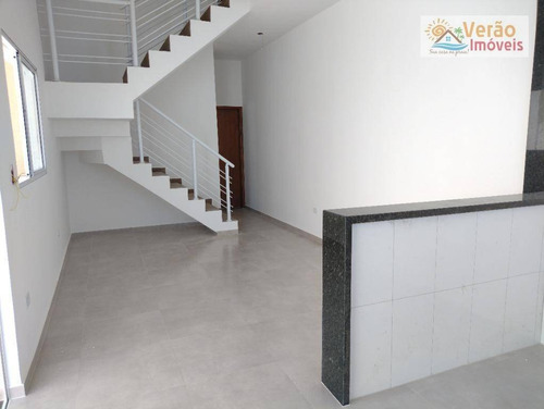 Sobrado Com 3 Dormitórios À Venda, 115 M² Por R$ 480.000,00 - Balneário Tupy - Itanhaém/sp - So0174