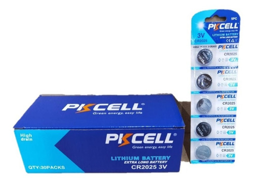 Pila Pizcell Cr2025 Bulto *20caja  Caja+30 Blister M/d