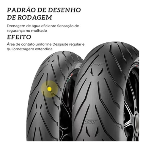 Pneu 180/55r17 Zr 73w Pirelli Angel St Traseiro Mt-07 Cb650