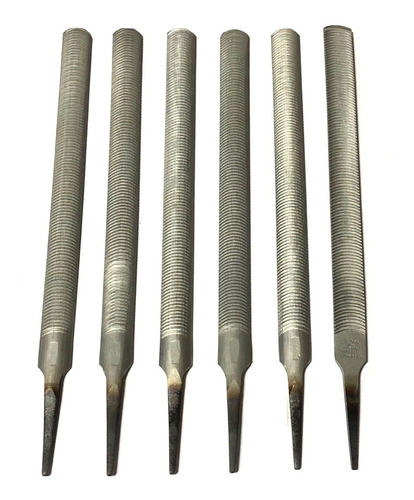 Nicholson 8  Half Round Mill Tooth File Superior 6 Pack  Zts