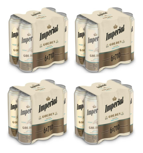 Cerveza Imperial Golden 710cc X 24u