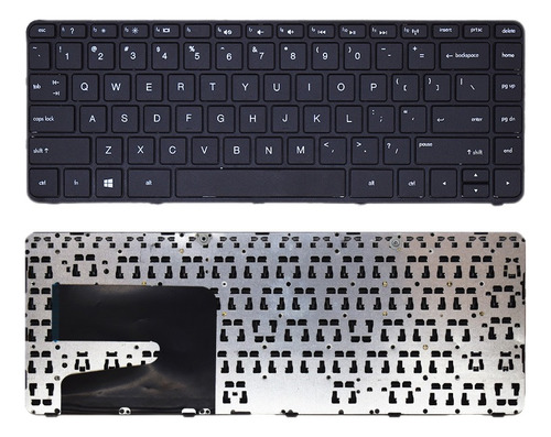 Teclado Hp 14n 14-n 14-n121  14-n185 Ingles Sin Marco