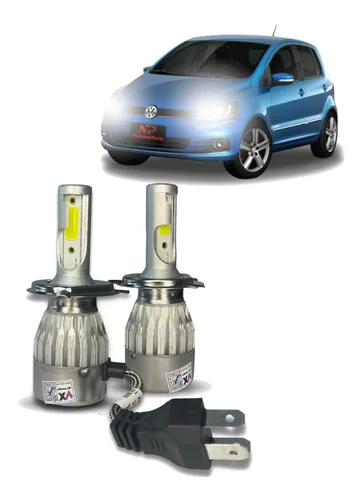 Kit Super Led C6 12v Fox 2008 À 2009 Farol Alto Baixo Milha