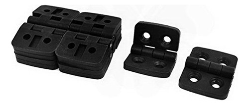 Bisagra Reforzada Plastico Para Puerta In Color Negro