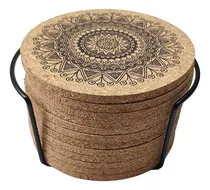 Comprar I Pacote De 12 Porta-copos De Cortiça Absorvente Com