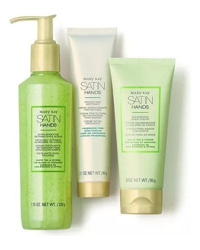 Set Manos De Seda Satin Hands Te Blanco Y Citricos Mary Kay