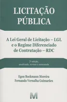 Comprar Licitação pública - 2 ed.\u002F2015: A lei da licitação LGL, e o regime diferenciado de contratação RDC, de Moreira, Egon Bockmann. Editorial Malheiros Editores LTDA, capa mole em português, 2015