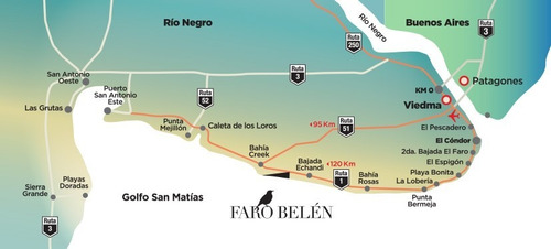 Imagen 18 de 23 de Terreno Vista Al Mar Faro Belen Bahía Creek Rio Negro Patagonia Dueño Directo Oportunidad!! Financio