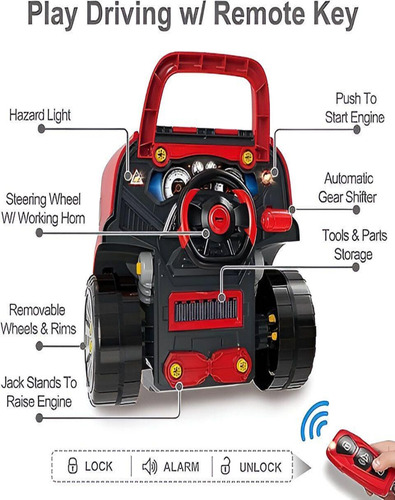 Juguete Set Taller De Reparación Automotriz 3