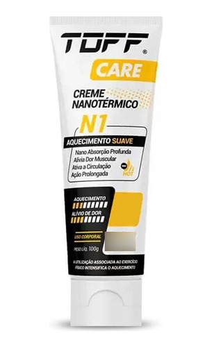 Creme Toff Care Nanotérmico N1 Recuperador Esporte 