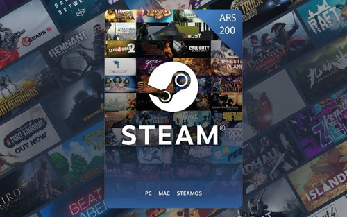 Imagen 1 de 2 de Steam Wallet 200 Pesos Argentina | Digital